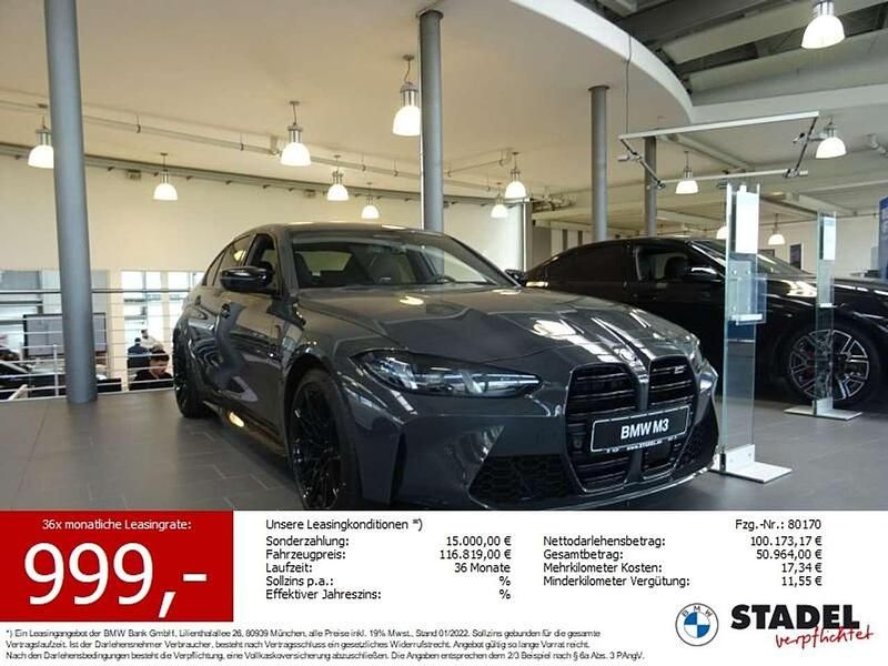 Neu BMW M3 Competition Edition 530 PS (389 kW) 2026 Bmw individual dravitgrau met Limousine