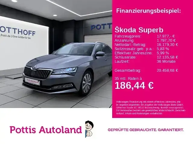Gebraucht Skoda Superb Style 150 PS (110 kW) 2022 Kombi