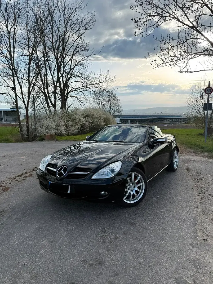 Gebraucht Mercedes SLK200 163 PS (119 kW) 2004 Schwarz Cabrio