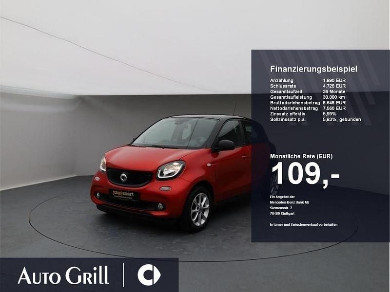 Second-hand Smart ForFour 90 CP (66 kW) 2017 Roșu Hatchback