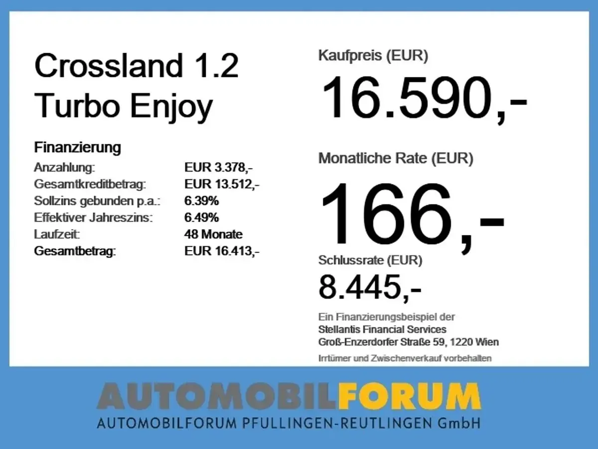 Gebraucht Opel Crossland X Enjoy 131 PS (96 kW) 2024 Lackierung peperoncino red/met SUV
