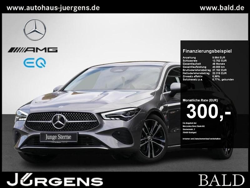 Mountain grey metallic Gebraucht 2024 Mercedes CLA180 Shooting Brake Progressive Kombi | 31.550 € - Bild 1/4