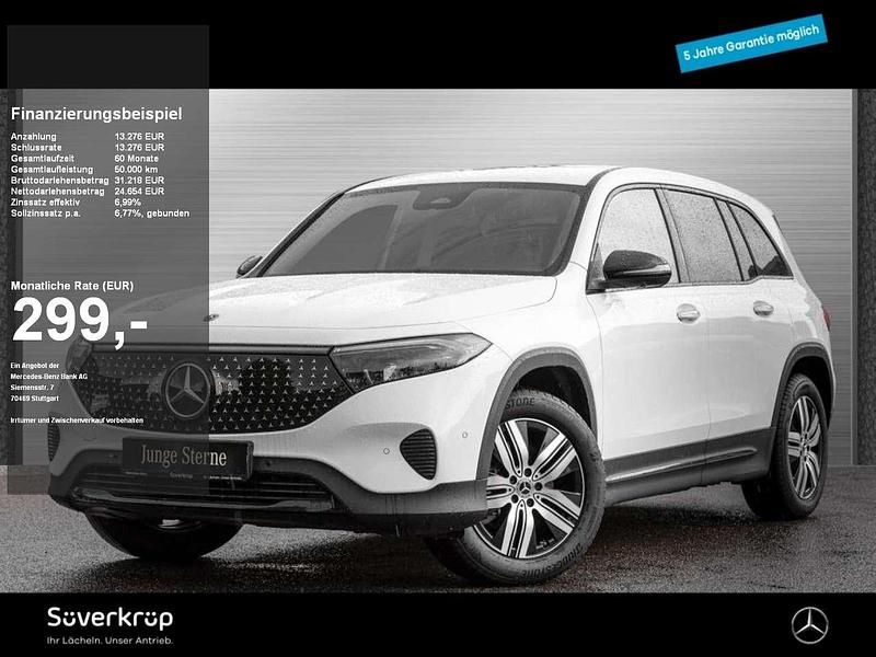 Weiß unilack polarweiß Gebraucht 2024 Mercedes EQB300 Night SUV | 36.830 € (Superpreis) - Bild 1/2