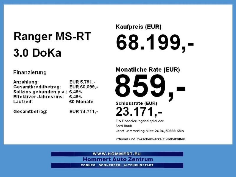 Neu Ford Ranger 241 PS (177 kW) 2026 Command grey Pickup