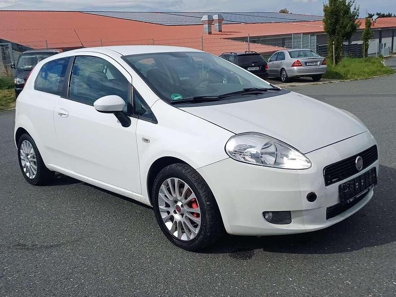 Gebraucht Fiat Grande Punto Racing 95 PS (69 kW) 2008 Weiss Kleinwagen