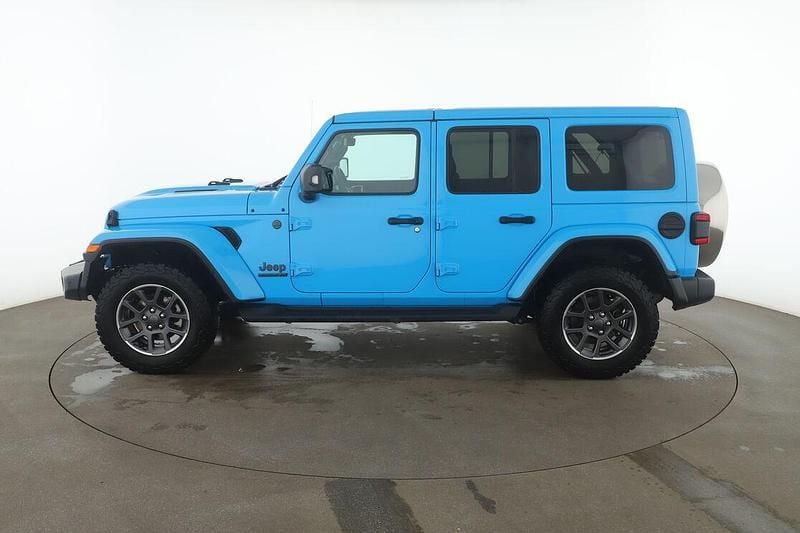 Gebraucht Jeep Wrangler Unlimited Sahara 271 PS (199 kW) 2021 Blau SUV
