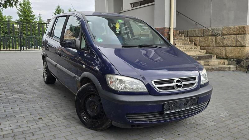 Blau Gebraucht 2003 Opel Zafira Njoy Van / Kleinbus | 399 € (Superpreis) - Bild 1/4