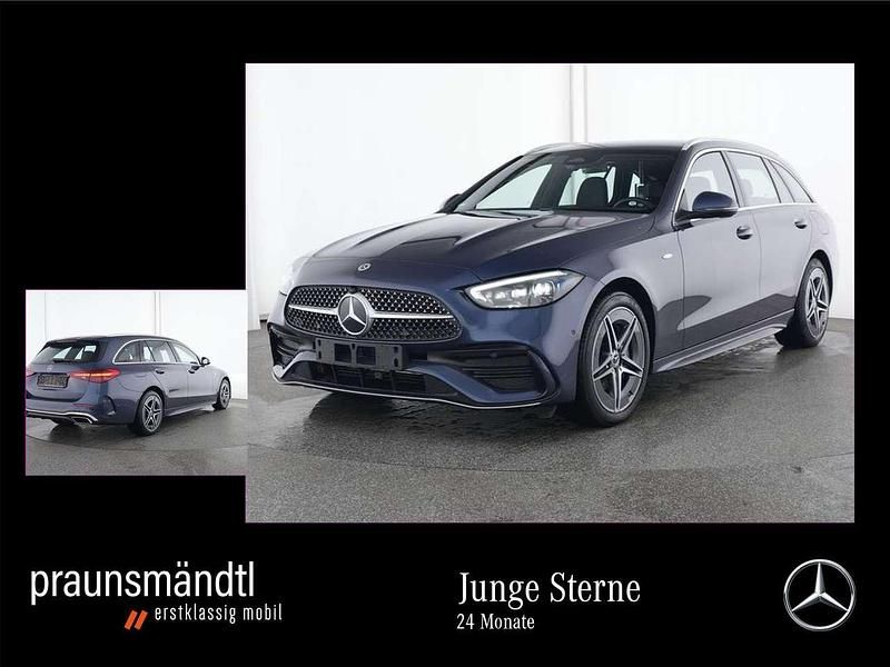 Lack sodalithblau Gebraucht 2025 Mercedes C300e AMG Kombi | 46.800 € (Fairer Preis) - Bild 1/4
