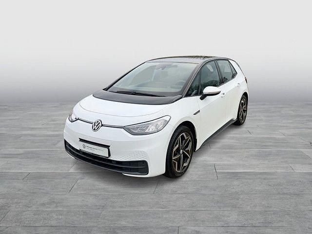 Gletscherweiß metallic (metallic) Gebraucht 2021 VW ID.3 Pro Kleinwagen | 18.478 € (Guter Preis) - Bild 1/4
