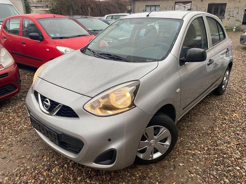 Silber Gebraucht 2015 Nissan Micra Visia Kleinwagen | 5.450 € (Guter Preis) - Bild 1/4