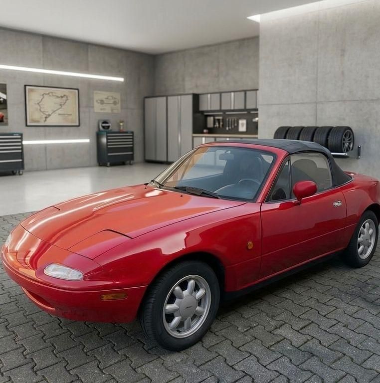 Gebraucht Mazda MX5 116 PS (85 kW) 1991 Rot Cabrio