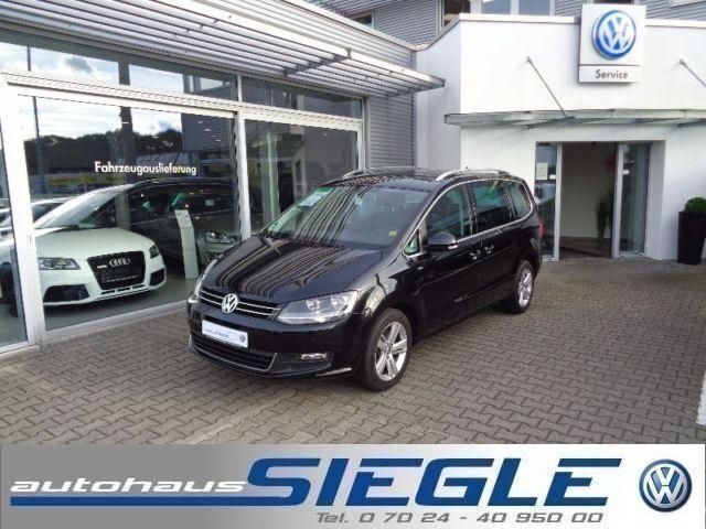 Schwarz metallic Gebraucht 2013 VW Sharan Match Van / Kleinbus | 23.490 € - Bild 1/4