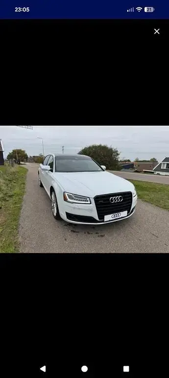 Usata Audi A8 310 CV (228 kW) 2016 Bianco Berlina