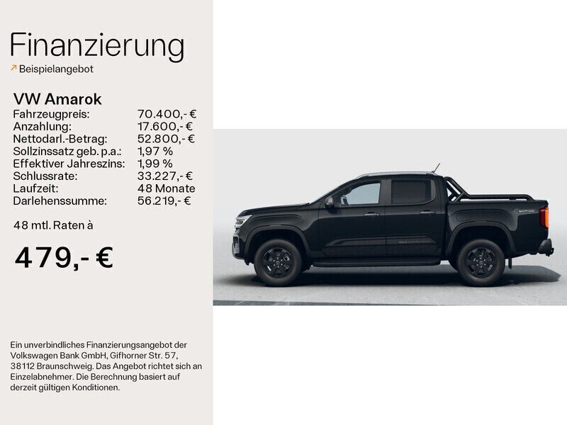 Gebraucht VW Amarok PanAmericana 241 PS (177 kW) 2022 Schwarz Pickup