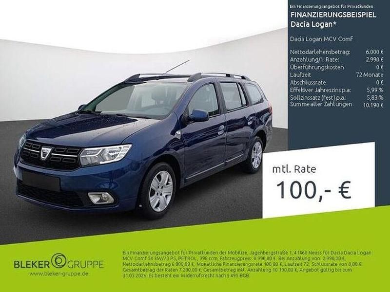 Gebraucht Dacia Logan Comfort 73 PS (53 kW) 2019 Blau Limousine