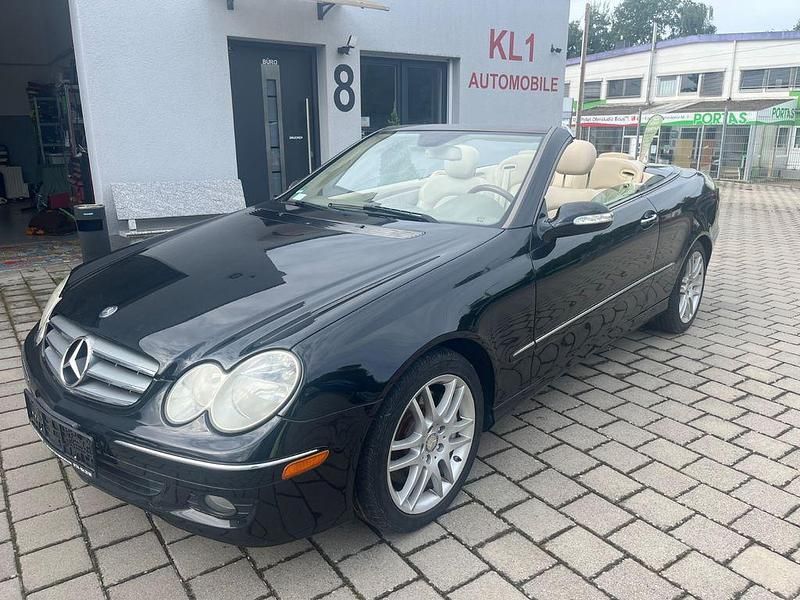 Schwarz Gebraucht 2009 Mercedes CLK350 Cabrio | 7.990 € (Superpreis) - Bild 1/4