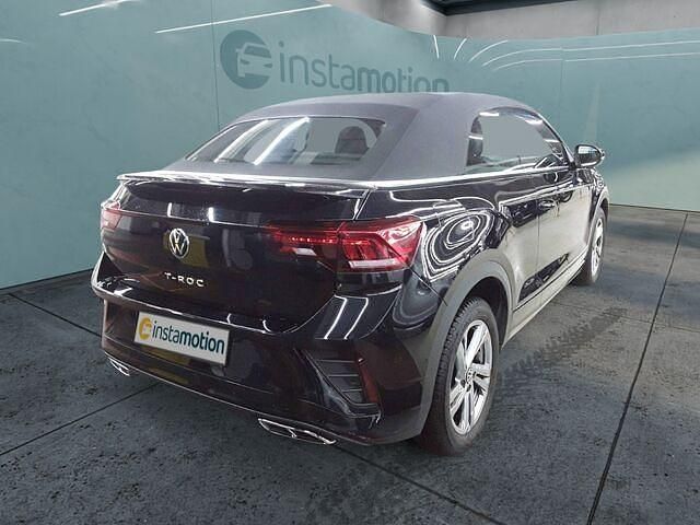 Gebraucht VW T-Roc Cabriolet R-line 150 PS (110 kW) 2024 Schwarz Cabrio