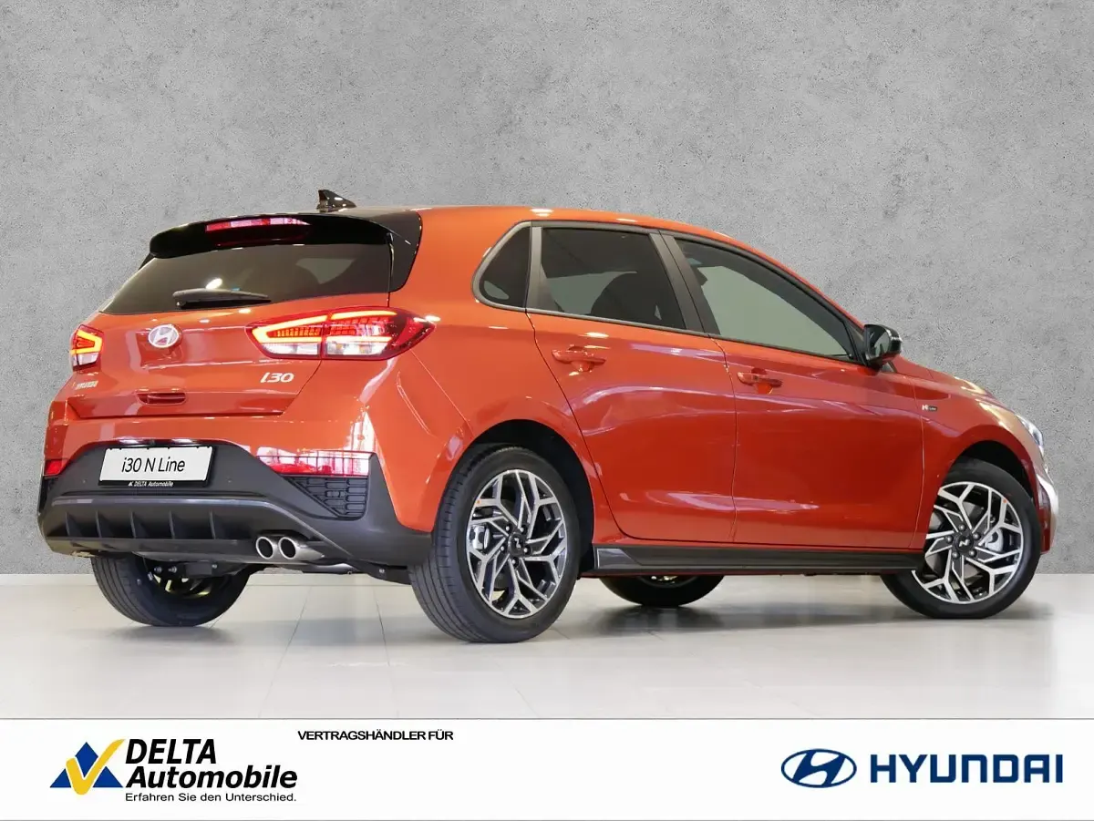 Neu Hyundai i30 N Line 150 PS (110 kW) 2026 Jupiter orange Limousine