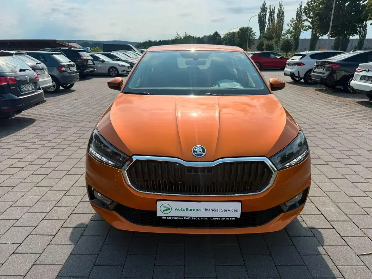 Gebraucht Skoda Fabia Selection 95 PS (69 kW) 2025 Orange Kleinwagen