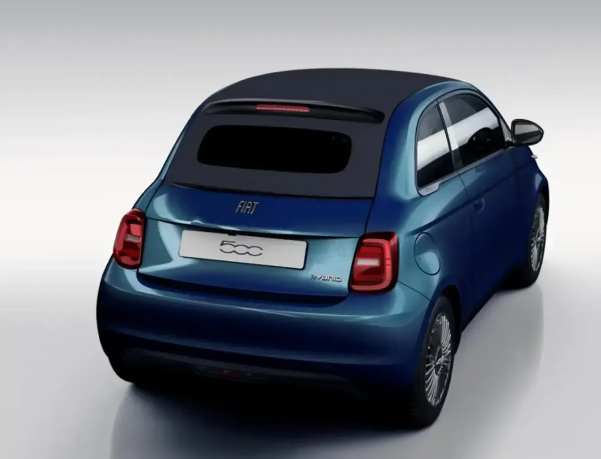 Neu Fiat 500C Icon 65 PS (47 kW) 2026 Ozean grün metallic Cabrio