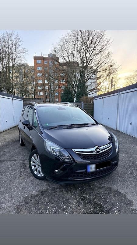 Gebraucht Opel Zafira 130 PS (95 kW) 2012 Schwarz Van / Kleinbus