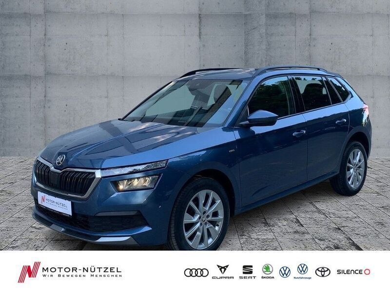 Titanblau metallic Gebraucht 2021 Skoda Kamiq Clever SUV | 18.420 € (Guter Preis) - Bild 1/4