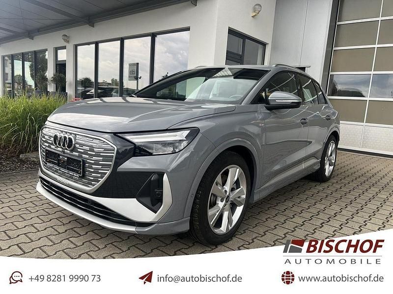 Gebraucht Audi Q4 e-tron S-Line 219 kW (299 PS) 2023 Kieselgrau SUV