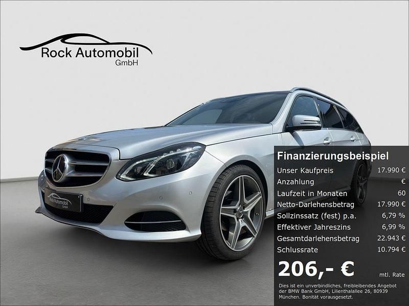 Silber Gebraucht 2014 Mercedes E220 Avantgarde Kombi | 17.990 € (Teuer) - Bild 1/4