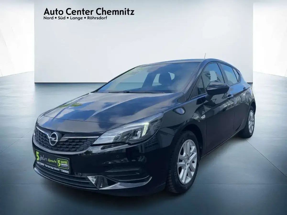Brugt Opel Astra Edition 131 HK (96 kW) 2021 Sort Sedan