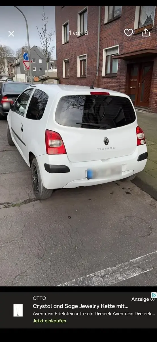 Gebraucht Renault Twingo 54 PS (39 kW) 2009 Weiß Kleinwagen