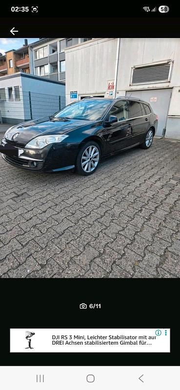 Schwarz Gebraucht 2008 Renault Laguna III Kombi | 1.990 € (Guter Preis) - Bild 1/4