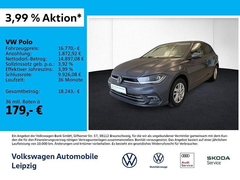 Grau Gebraucht 2022 VW Polo Style Limousine | 16.770 € (Fairer Preis) - Bild 1/3