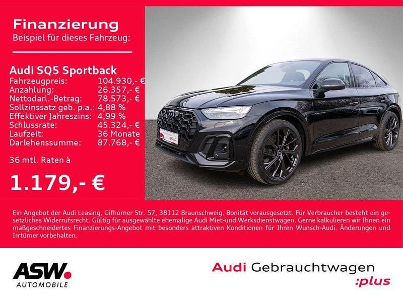 Mythosschwarz metallic Gebraucht 2025 Audi SQ5 Sportback Ambiente SUV | 104.930 € - Bild 1/4