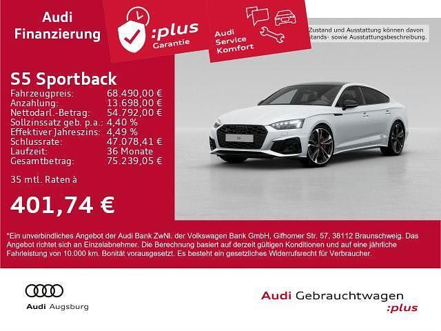 Weiß Gebraucht 2025 Audi S5 Sportback Sport Kleinwagen | 68.490 € (Fairer Preis) - Bild 1/4
