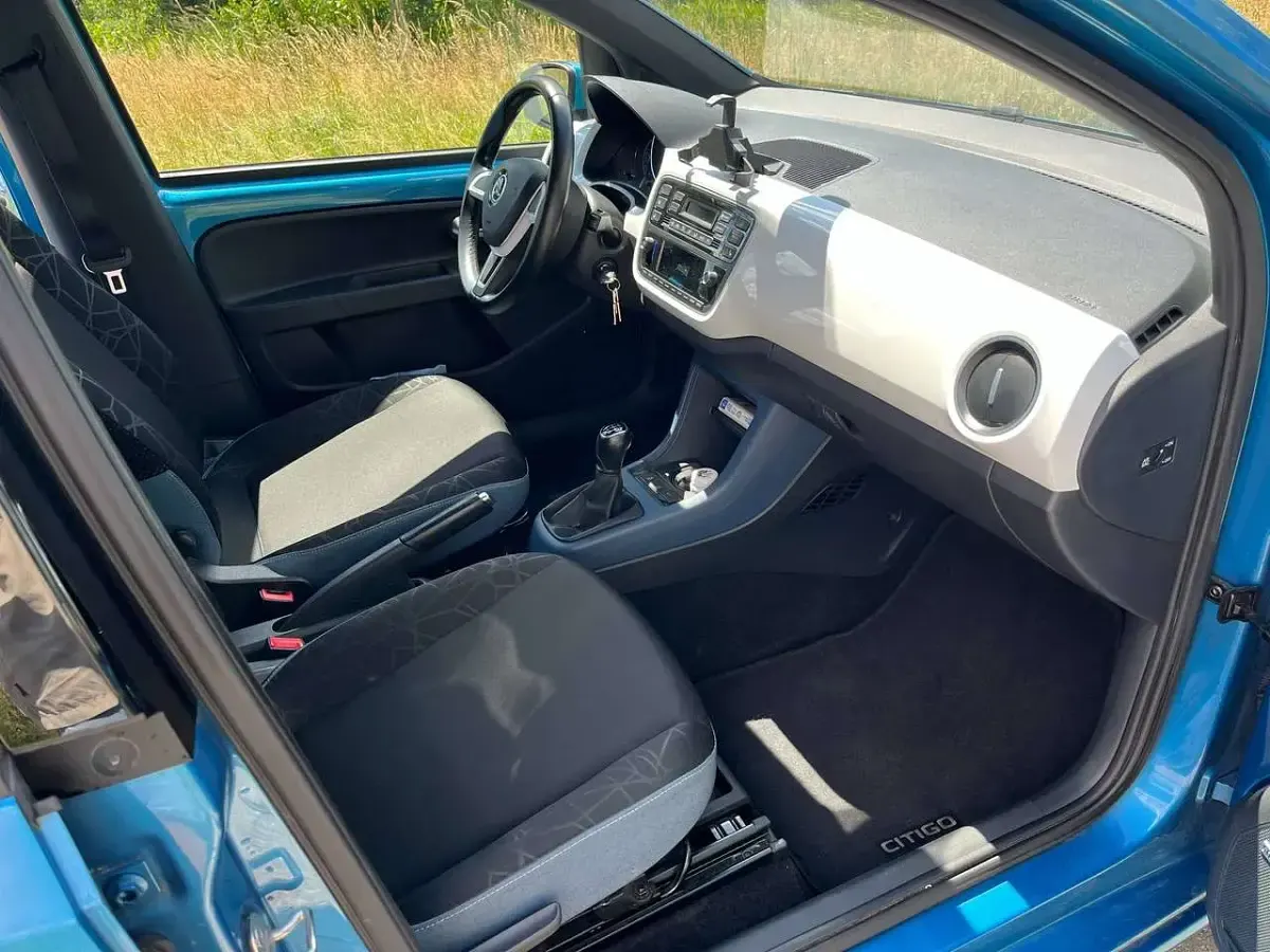 Gebraucht Skoda Citigo Fun 60 PS (44 kW) 2017 Blau Kleinwagen