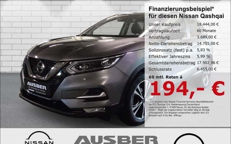 Grau Gebraucht 2019 Nissan Qashqai 360º SUV | 18.444 € (Fairer Preis) - Bild 1/4