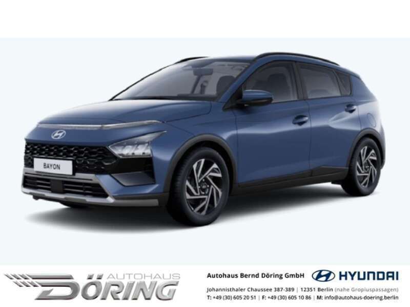 Vibrant blue / mic Neu 2024 Hyundai Bayon Comfort SUV | 29.410 € (Teuer) - Bild 1/1