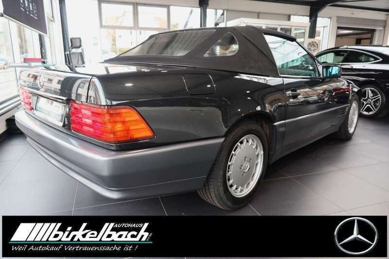 Gebraucht Mercedes SL500 326 PS (239 kW) 1991 Blauschwarz Cabrio