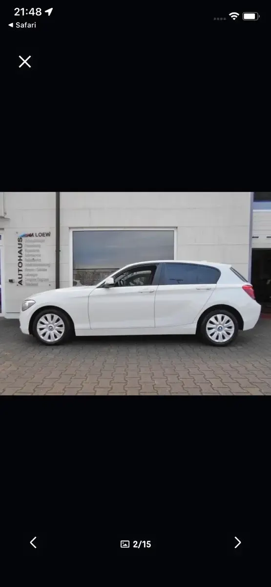 Gebraucht BMW 114 101 PS (74 kW) 2013 Weiß Kleinwagen