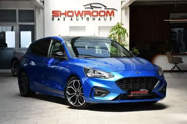 Gebraucht Ford Focus ST-Line 125 PS (91 kW) 2018 Blau Limousine