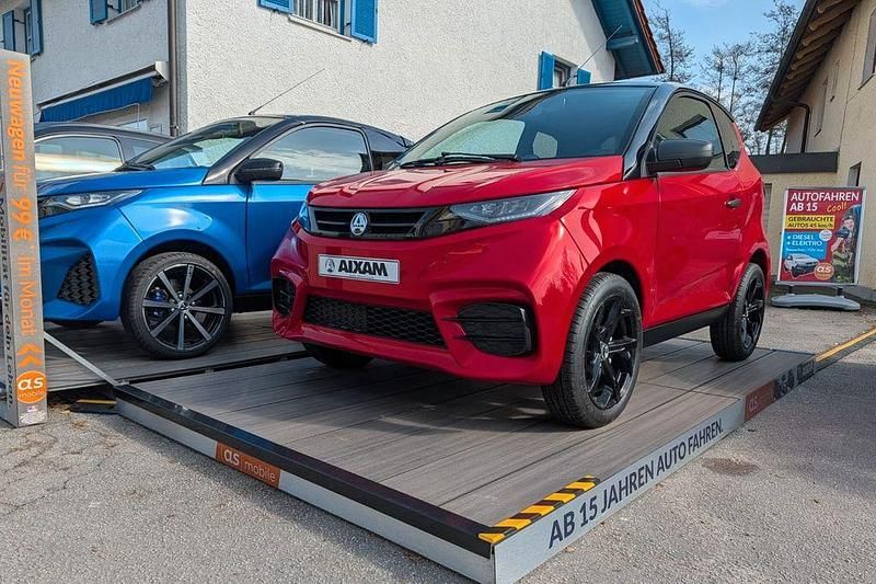 Neu Aixam AMBITION Sport 2026 Rot Kleinwagen
