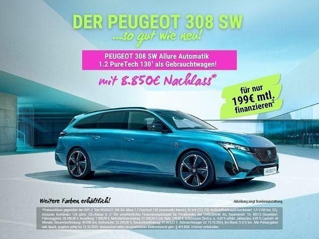 Schwarz Gebraucht 2024 Peugeot 308 Allure Kombi | 28.990 € (Fairer Preis) - Bild 1/3
