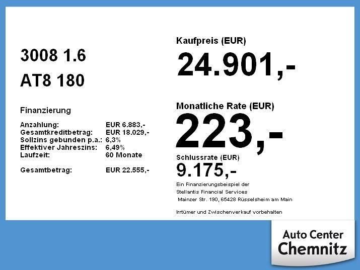 Gebraucht Peugeot 3008 GTi 181 PS (133 kW) 2021 Blau celebes SUV