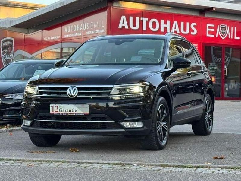 Schwarz Gebraucht 2017 VW Tiguan Highline SUV | 24.990 € (Teuer) - Bild 1/4