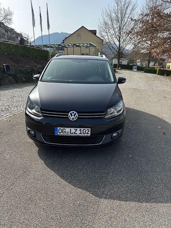 Gebraucht VW Touran Style 140 PS (102 kW) 2012 Schwarz Van / Kleinbus