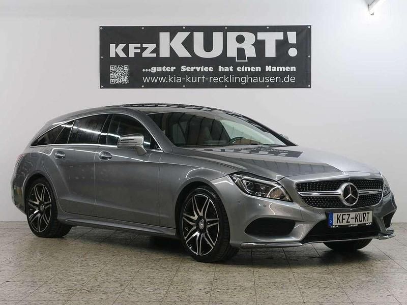 Palladiumsilber (metallic) Gebraucht 2015 Mercedes CLS350 Shooting Brake Kombi | 18.950 € (Fairer Preis) - Bild 1/4