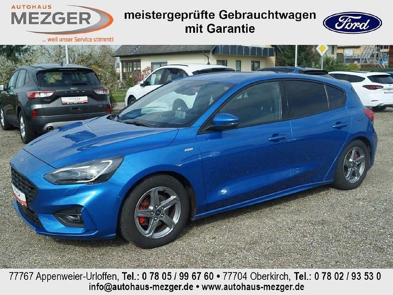 Gebraucht Ford Focus ST-Line 125 PS (91 kW) 2018 Blau Limousine
