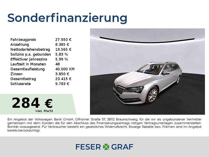Gebraucht Skoda Superb Style 200 PS (147 kW) 2022 Brillantsilber metallic Kombi