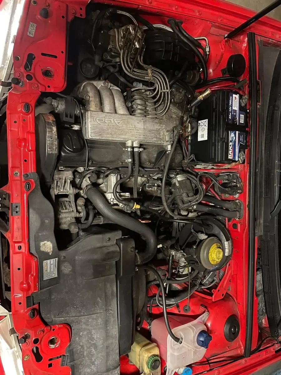 Usata Audi 80 133 CV (97 kW) 1991 Rosso Cabrio