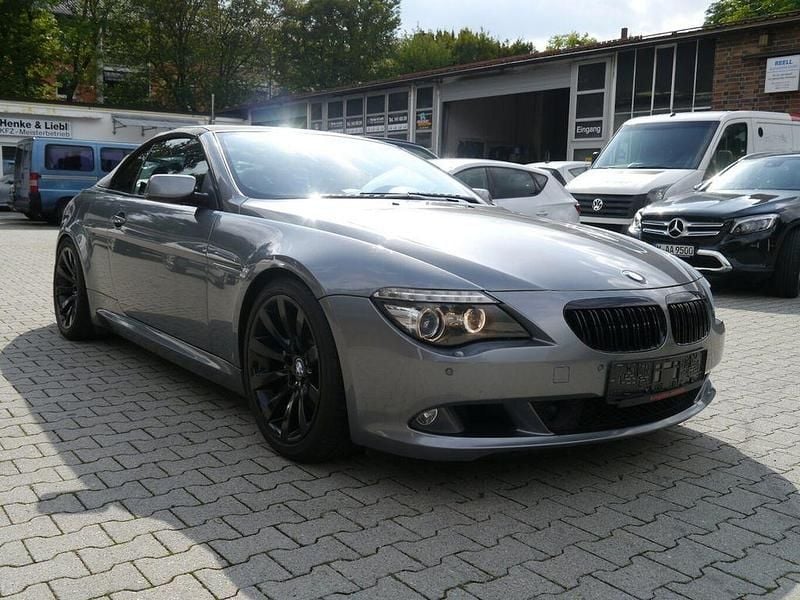 Spacegrau metallic Gebraucht 2008 BMW 630 Cabriolet Sport Line Cabrio | 18.590 € (Superpreis) - Bild 1/4